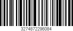Código de barras (EAN, GTIN, SKU, ISBN): '3274872296084'