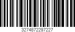 Código de barras (EAN, GTIN, SKU, ISBN): '3274872297227'