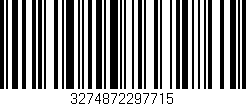 Código de barras (EAN, GTIN, SKU, ISBN): '3274872297715'