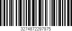 Código de barras (EAN, GTIN, SKU, ISBN): '3274872297975'