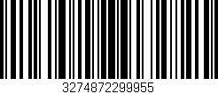 Código de barras (EAN, GTIN, SKU, ISBN): '3274872299955'