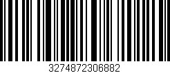 Código de barras (EAN, GTIN, SKU, ISBN): '3274872306882'