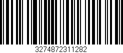 Código de barras (EAN, GTIN, SKU, ISBN): '3274872311282'