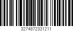 Código de barras (EAN, GTIN, SKU, ISBN): '3274872331211'