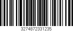Código de barras (EAN, GTIN, SKU, ISBN): '3274872331235'