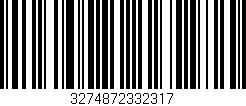 Código de barras (EAN, GTIN, SKU, ISBN): '3274872332317'