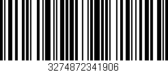 Código de barras (EAN, GTIN, SKU, ISBN): '3274872341906'
