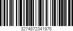 Código de barras (EAN, GTIN, SKU, ISBN): '3274872341975'
