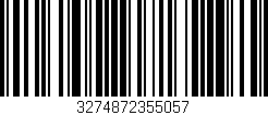 Código de barras (EAN, GTIN, SKU, ISBN): '3274872355057'