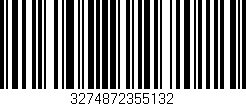 Código de barras (EAN, GTIN, SKU, ISBN): '3274872355132'