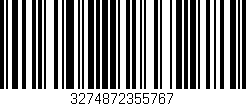 Código de barras (EAN, GTIN, SKU, ISBN): '3274872355767'
