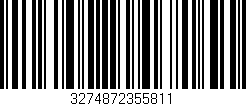 Código de barras (EAN, GTIN, SKU, ISBN): '3274872355811'