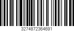 Código de barras (EAN, GTIN, SKU, ISBN): '3274872364691'