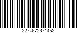Código de barras (EAN, GTIN, SKU, ISBN): '3274872371453'