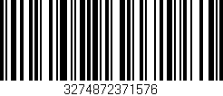 Código de barras (EAN, GTIN, SKU, ISBN): '3274872371576'
