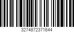 Código de barras (EAN, GTIN, SKU, ISBN): '3274872371644'