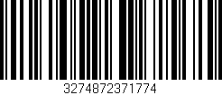 Código de barras (EAN, GTIN, SKU, ISBN): '3274872371774'