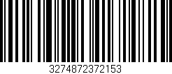Código de barras (EAN, GTIN, SKU, ISBN): '3274872372153'