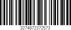 Código de barras (EAN, GTIN, SKU, ISBN): '3274872372573'