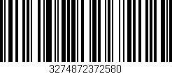 Código de barras (EAN, GTIN, SKU, ISBN): '3274872372580'