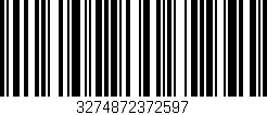 Código de barras (EAN, GTIN, SKU, ISBN): '3274872372597'
