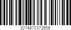 Código de barras (EAN, GTIN, SKU, ISBN): '3274872372658'
