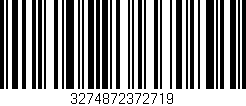 Código de barras (EAN, GTIN, SKU, ISBN): '3274872372719'