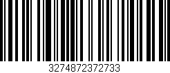 Código de barras (EAN, GTIN, SKU, ISBN): '3274872372733'