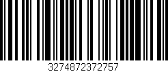 Código de barras (EAN, GTIN, SKU, ISBN): '3274872372757'