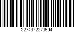 Código de barras (EAN, GTIN, SKU, ISBN): '3274872373594'