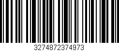 Código de barras (EAN, GTIN, SKU, ISBN): '3274872374973'