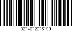 Código de barras (EAN, GTIN, SKU, ISBN): '3274872376199'