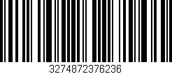 Código de barras (EAN, GTIN, SKU, ISBN): '3274872376236'