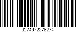 Código de barras (EAN, GTIN, SKU, ISBN): '3274872376274'