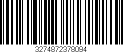 Código de barras (EAN, GTIN, SKU, ISBN): '3274872378094'