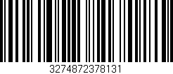 Código de barras (EAN, GTIN, SKU, ISBN): '3274872378131'