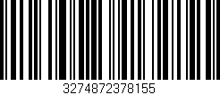 Código de barras (EAN, GTIN, SKU, ISBN): '3274872378155'