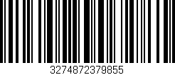 Código de barras (EAN, GTIN, SKU, ISBN): '3274872379855'