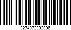 Código de barras (EAN, GTIN, SKU, ISBN): '3274872382886'
