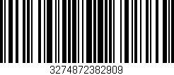 Código de barras (EAN, GTIN, SKU, ISBN): '3274872382909'