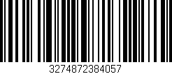 Código de barras (EAN, GTIN, SKU, ISBN): '3274872384057'