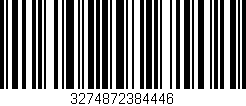 Código de barras (EAN, GTIN, SKU, ISBN): '3274872384446'