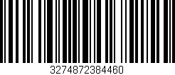 Código de barras (EAN, GTIN, SKU, ISBN): '3274872384460'