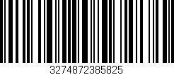 Código de barras (EAN, GTIN, SKU, ISBN): '3274872385825'