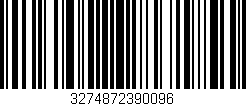 Código de barras (EAN, GTIN, SKU, ISBN): '3274872390096'