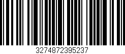 Código de barras (EAN, GTIN, SKU, ISBN): '3274872395237'