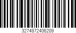 Código de barras (EAN, GTIN, SKU, ISBN): '3274872406209'