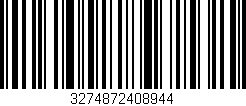 Código de barras (EAN, GTIN, SKU, ISBN): '3274872408944'