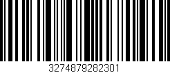 Código de barras (EAN, GTIN, SKU, ISBN): '3274879282301'