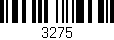 Código de barras (EAN, GTIN, SKU, ISBN): '3275'